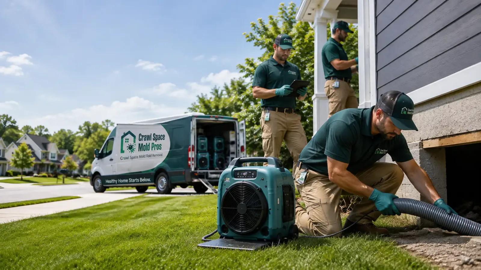 Crawl Space Mold Removal in Montebello, VA